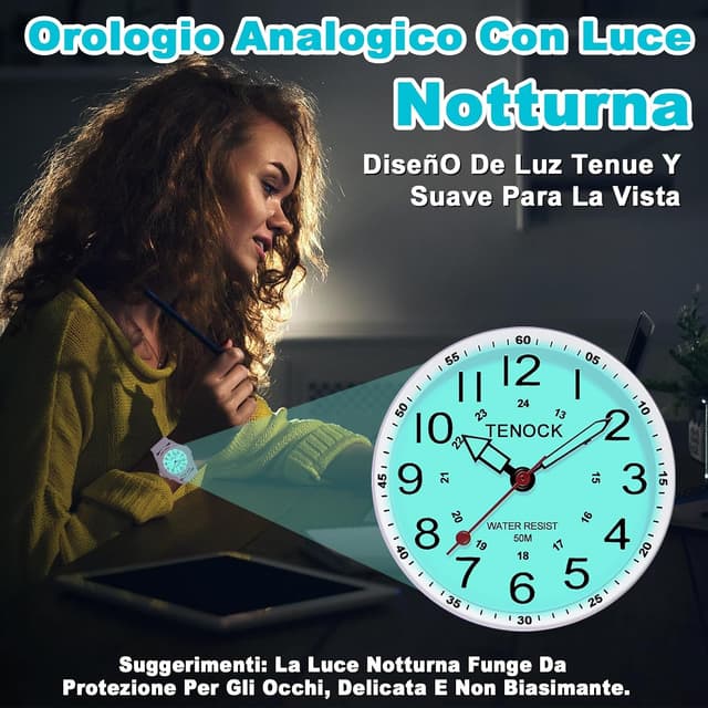 Detalle de TENOCK Orologio da polso sportivo donna impermeabile 50 m