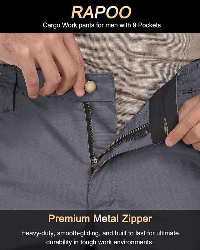 Thumbnail 2 de Rapoo Tactical Cargo Pants with 9 Pockets