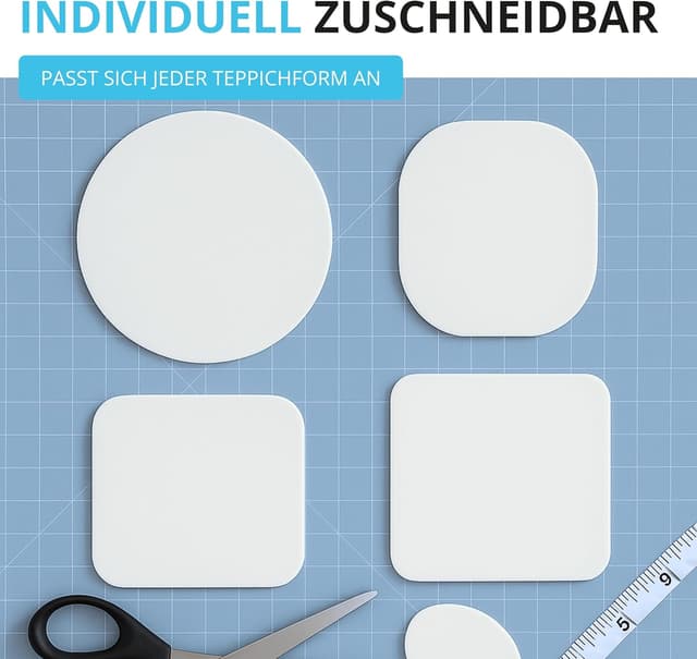 Detalle 2 de WIETRE Anti-Rutsch-Pads 8er Set für Teppich