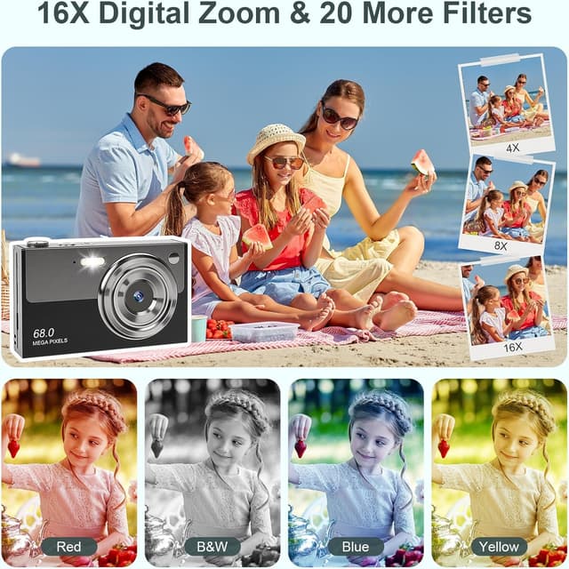 Detalle de Digital Camera 48MP 4K compact with 18x zoom