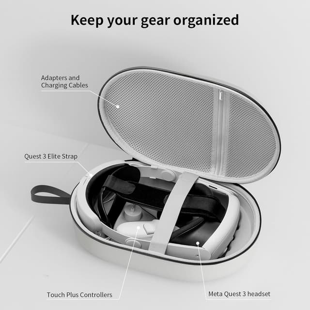 Detalle 2 de ZOZOVR Quest 3S case with shock protection