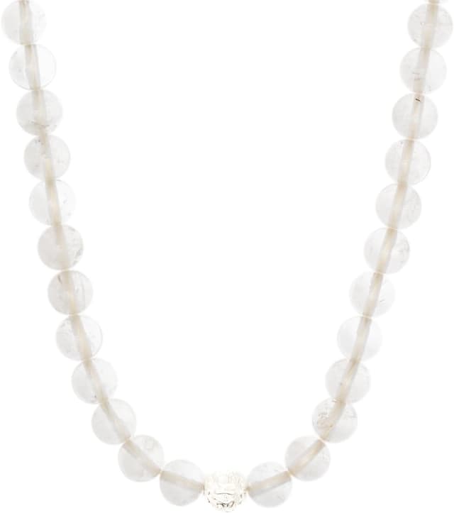 Thumbnail 6 de BERGERLIN Echte Naturstein Perlenkette mit Amethyst-Perle, 925 Sterling Silber & Verschluss – mit Echtheitszertifikat