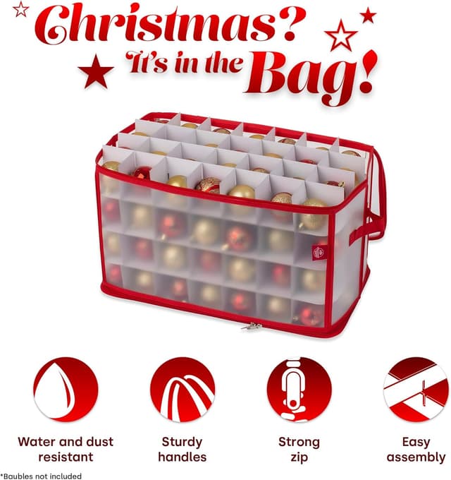 Thumbnail 4 de Christmas Village Storage Cube Bag for 112 Ornaments 🎄