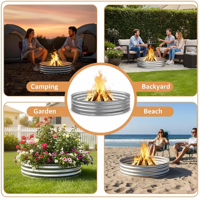 Thumbnail 4 de Eclaron 60 Inch Fire Pit Ring ⚡