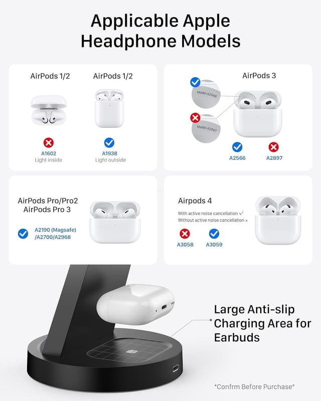 Thumbnail 4 de Anlmz 3-in-1 Charging Station for iPhone
