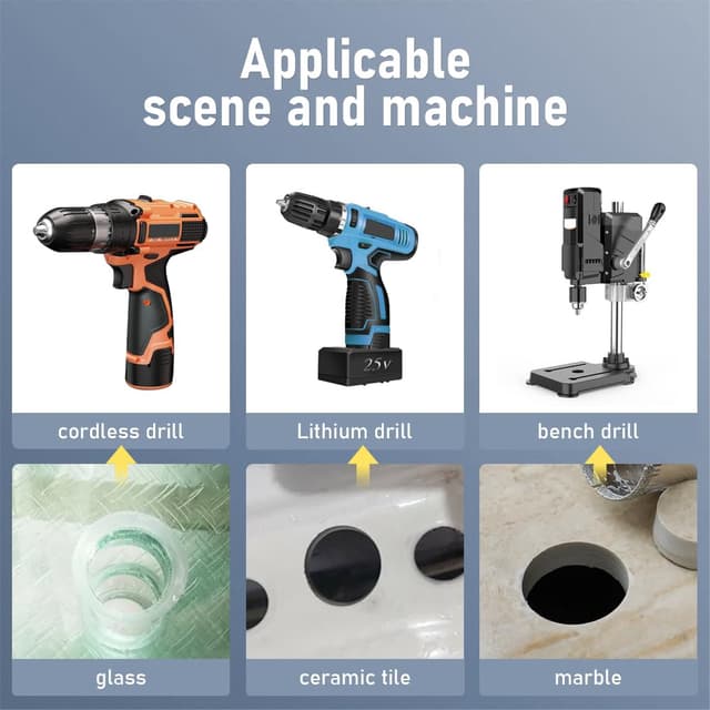 Thumbnail 6 de Flintronic Diamond Drill Bit 25mm with Center Guide for Glass & Tile