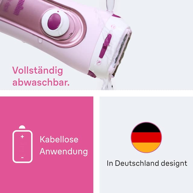 Detalle 2 de Braun Silk-épil 5100 Lady Shaver elektrischer Damenrasierer