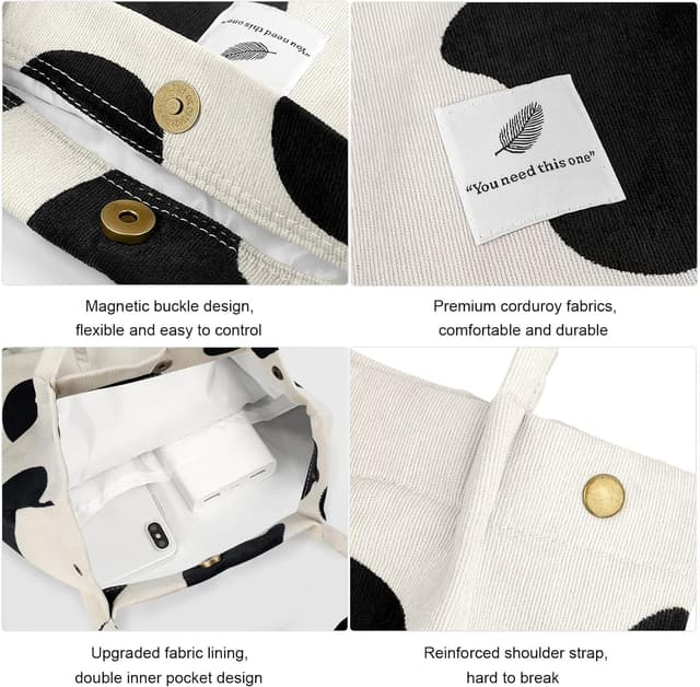 Thumbnail 4 de FITDON Cord Umhängetasche Groß