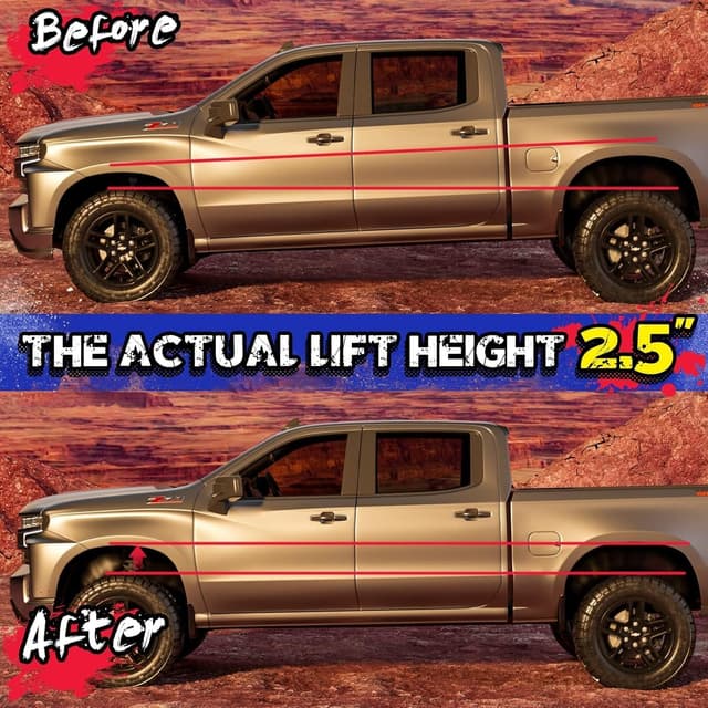Thumbnail 3 de KSP 2.5” Sierra Front Leveling Kit 2.5in