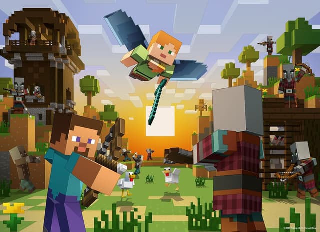 Detalle 1 de Ravensburger Kinderpuzzle Biome erforschen 4x100 Teile