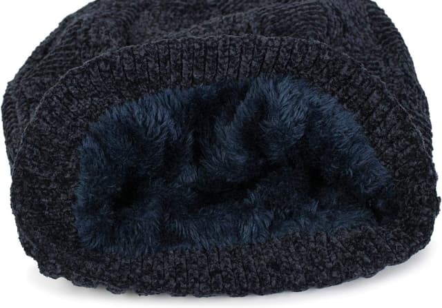 Detalle 2 de styleBREAKER Gorro Beanie Chenilla unisex 22,5 cm