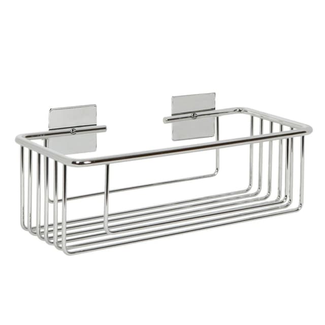 Imagen de Beltrán Jabonera de rejilla rectangular con plafón adhesivo en OfertitasTOP