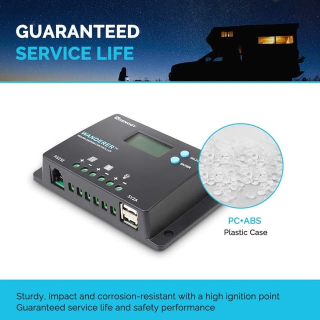 Thumbnail 2 de Renogy Wanderer 10A PWM Solar Charge Controller