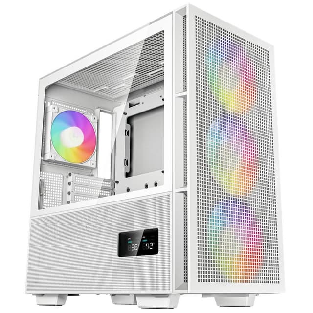 Detalle de deepcool CH560 Digital ARGB Blanca caja mid tower