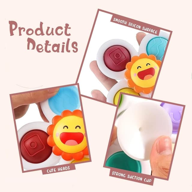 Thumbnail 1 de ERMON Pack of 3 Spinners for Babies