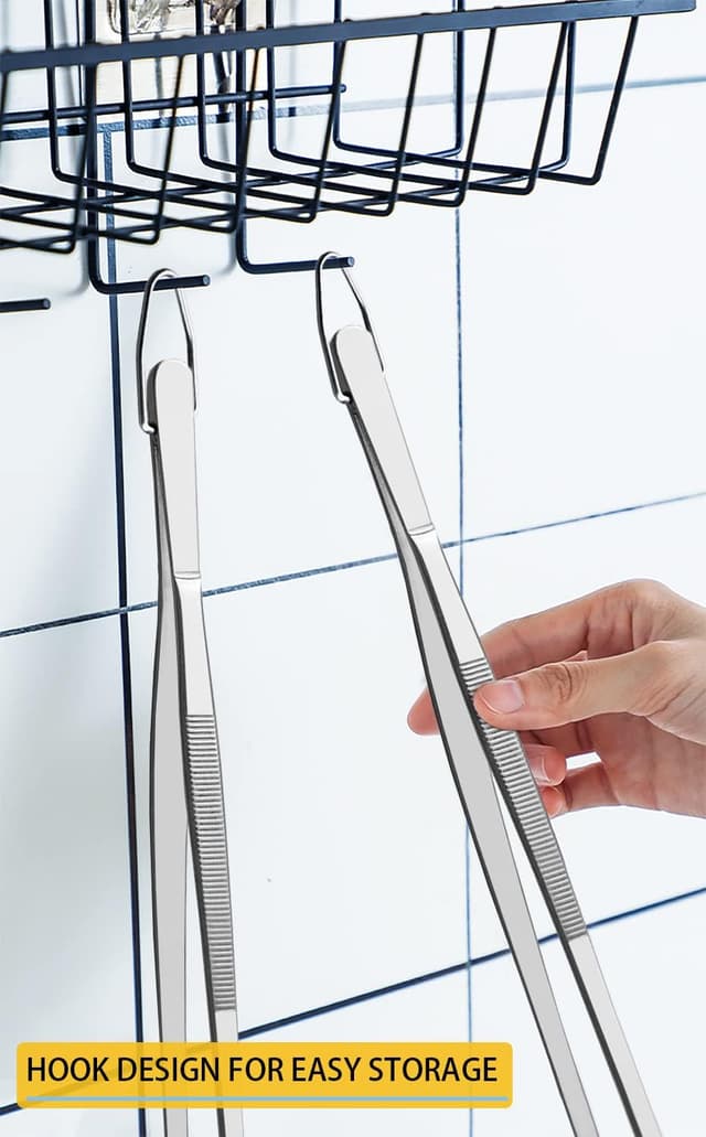 Thumbnail 3 de JETKONG 12-Inch Kitchen Tweezers Duo