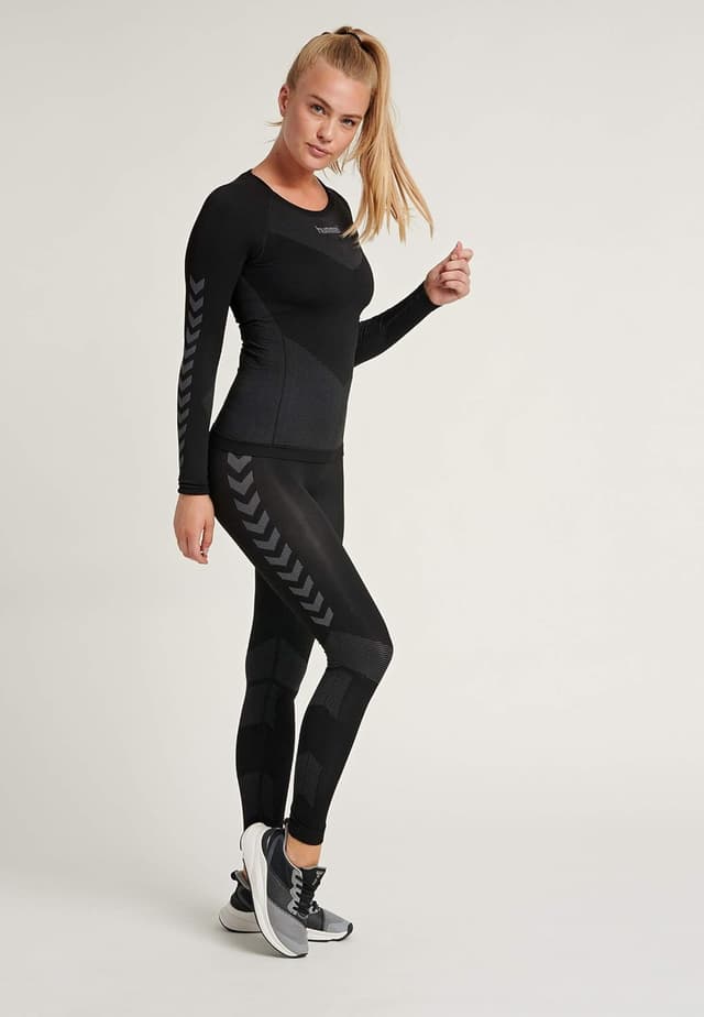 Detalle de hummel First Seamless Jersey Langarmshirt für Damen