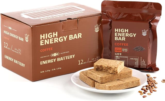 Imagen de Barres de ration d'urgence café – Lot de 12 en OfertitasTOP