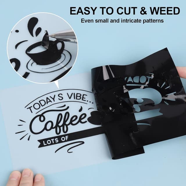 Thumbnail 1 de VINYL FROG Black Matte Permanent Vinyl 12x5ft