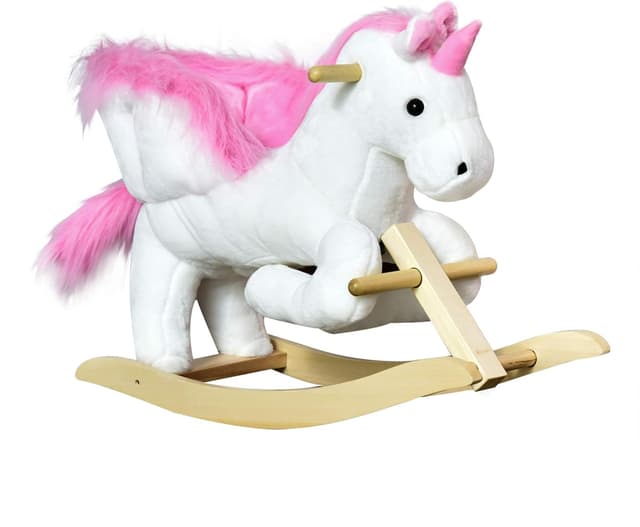 Imagen de HOMCOM Kids Rocking Unicorn Toy en OfertitasTOP