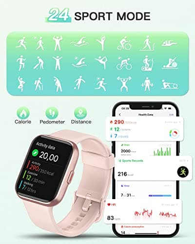 Thumbnail 6 de Montre Connectée Femme 1,7" avec SpO2