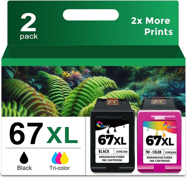 Imagen de HP 67XL Black Tri-Color Ink Cartridge Combo Pack en OfertitasTOP