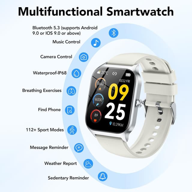 Thumbnail 6 de Estereloj Reloj Inteligente 1.85" HD Mujer Hombre