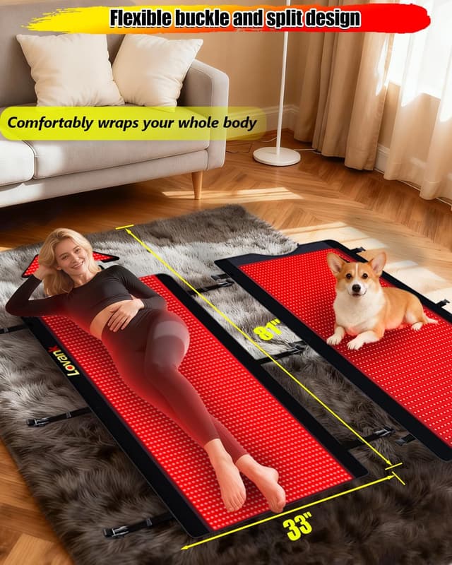 Thumbnail 4 de Lovank Red Light Therapy Mat 81"×33"