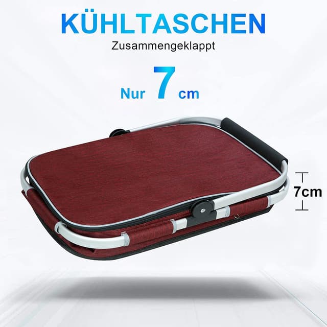 Thumbnail 5 de LIQINGG 35L Kühltasche Einkaufskorb