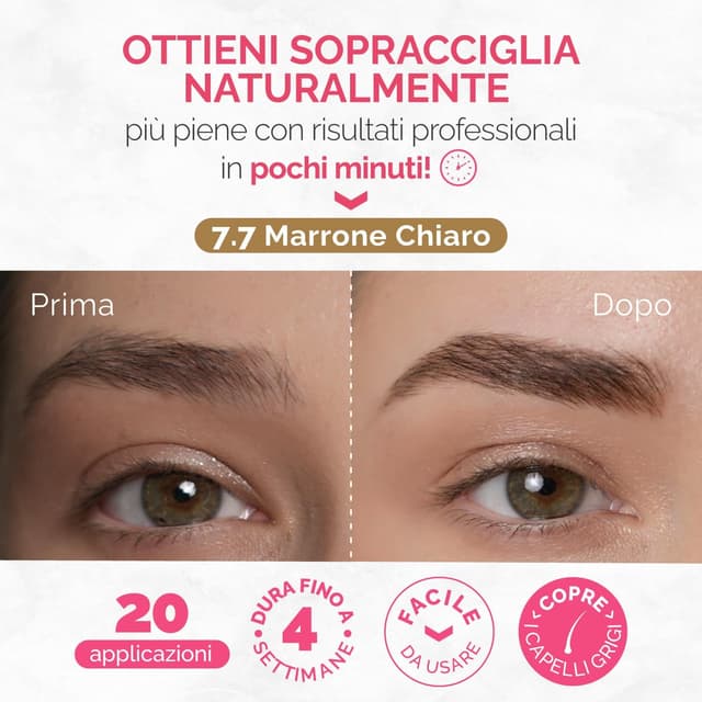 Thumbnail 1 de Renata Beauty Kit Tinta Sopracciglia Marrone Chiaro 30 utilizzi