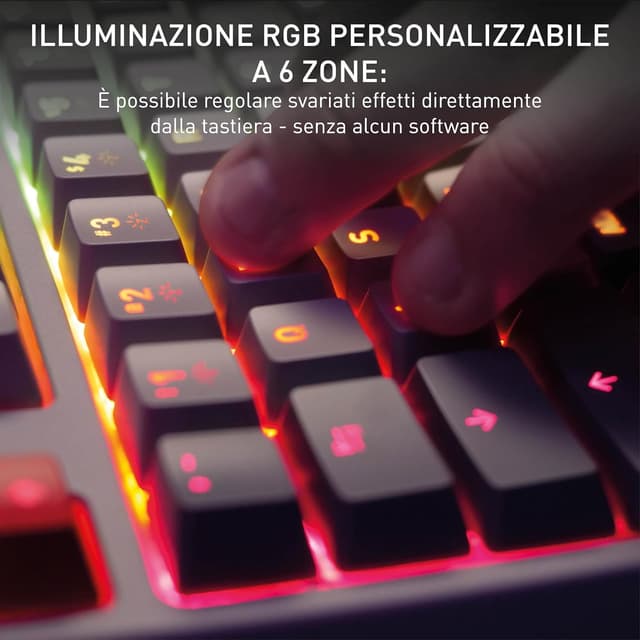 Detalle 1 de CHERRY XTRFY K4V2 TKL tastiera gaming cablata