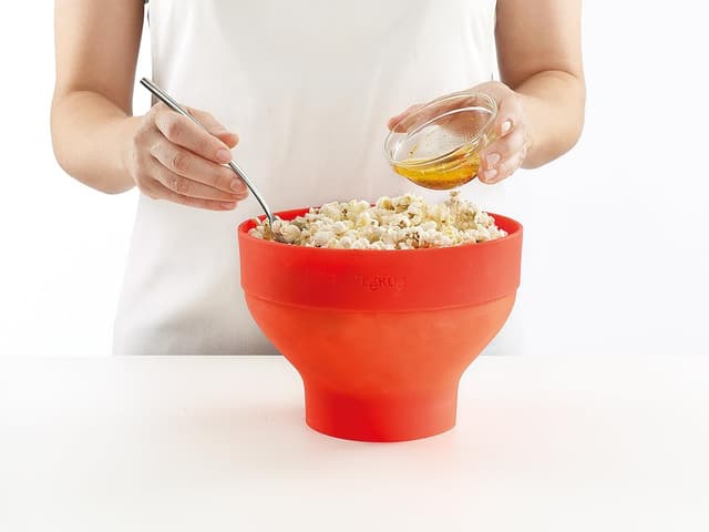 Detalle 2 de Lékué Bol Colapsable para Palomitas Saludables 🍿, 2800 ml