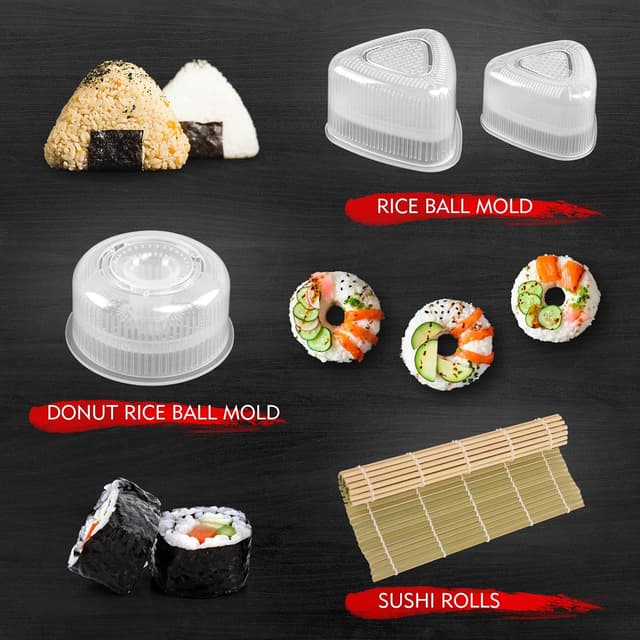 Detalle 2 de SKYSER Sushi Maker set 20 Artikel