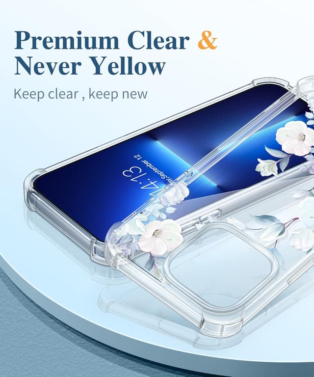 Detalle de GVIEWIN iPhone 13 Pro Case with 6.1" Screen Protector