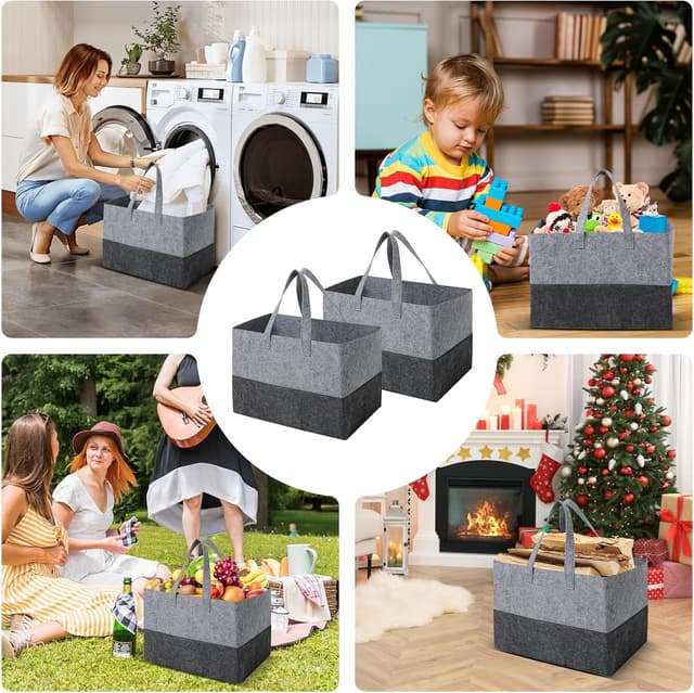 Thumbnail 6 de Cozary 2 Unidades Bolso de Felpa 38x25x25cm