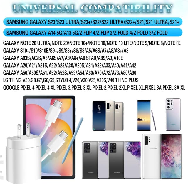 Detalle de Samsung Super Fast Charger 25W USB-C Wall Charger