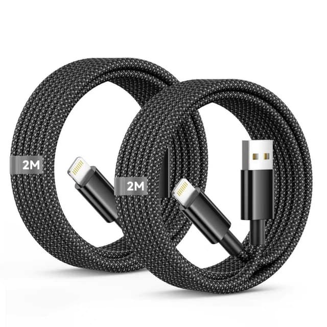 Detalle de Cable iPhone 2M certifié MFi Lot de 2