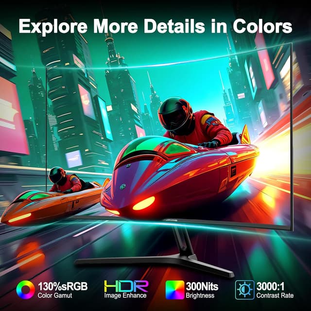 Detalle 2 de Minifire MFG27C1 27 Inch 200Hz Gaming Monitor