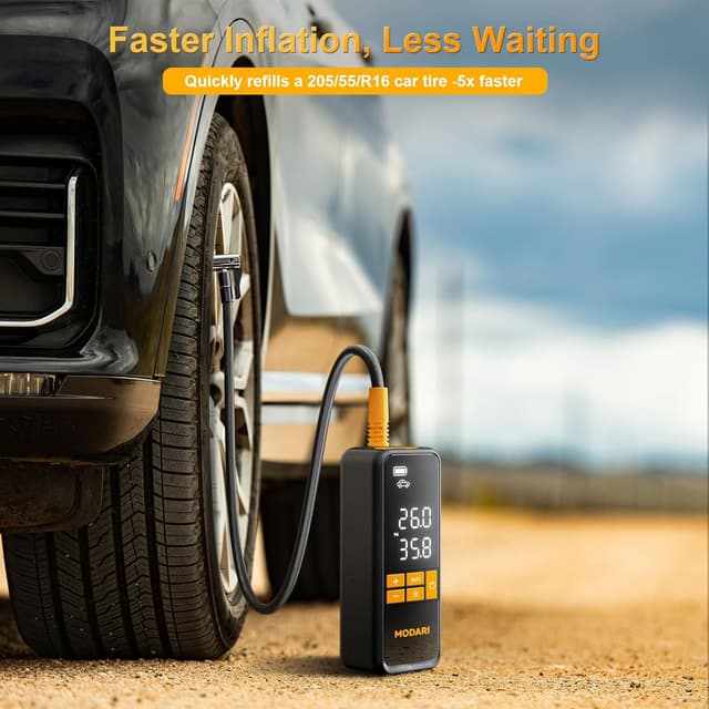 Thumbnail 2 de MODARI Tire Inflator Portable Air Compressor 160 PSI