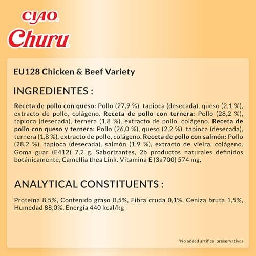 Detalle 2 de INABA Churu 20x14 g snacks gato