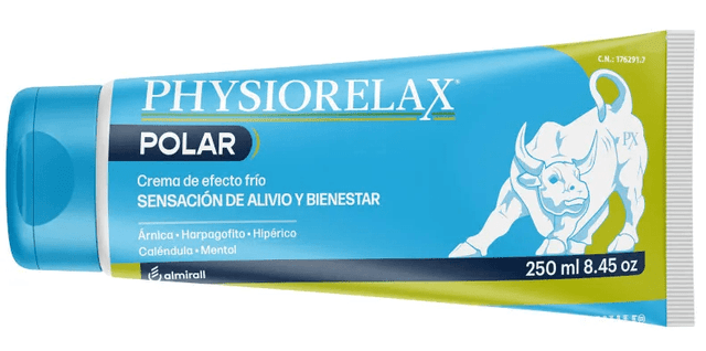 Detalle 2 de Physiorelax Polar Crema de masaje con efecto frío 250 ml