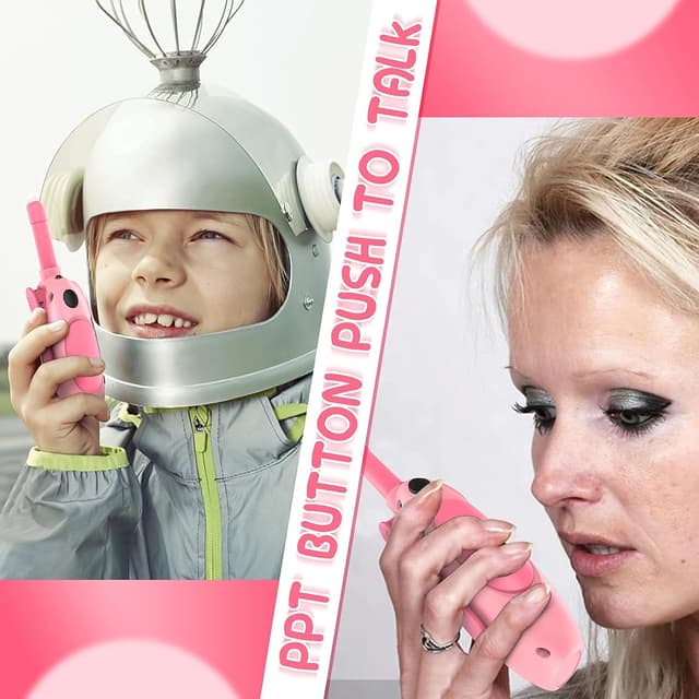 Detalle 2 de Uleway Walkie Talkie Bambini 16 canali con torcia