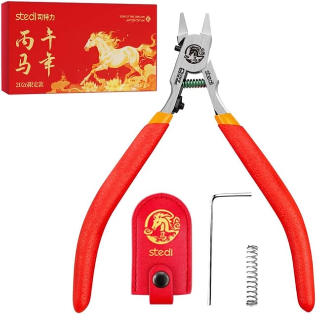 Detalle de stedi Ultimate Model Nippers – ultra-thin single-edge sprue cutter with protective case