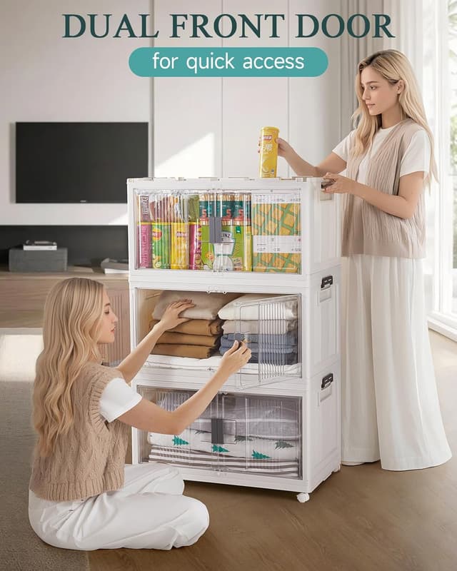 Detalle 2 de OlarHike 97QT Stackable Storage Bin