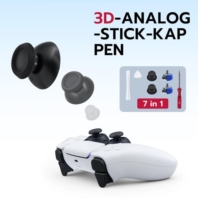 Detalle 2 de Tolesum TMR Effect Stick Ersatz-Set für PS5