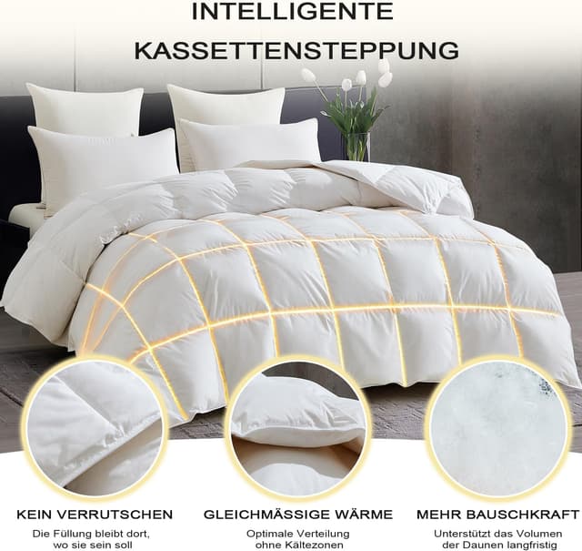 Thumbnail 5 de Ganzjahresdecke 135x200 cm Daunendecke 890 g