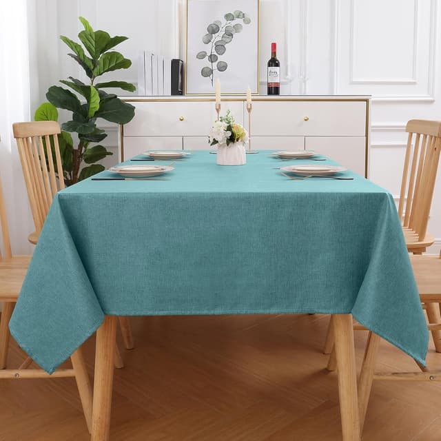 Thumbnail 5 de Homaxy Tischdecke Leinenoptik abwaschbar 140x100