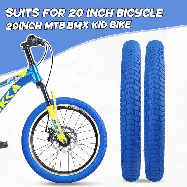 Thumbnail 6 de ZUKKA 2er-Pack 20 x 2,125 Fahrradreifen (faltbar) inkl. Schlauch für 20 Zoll – AV 35 mm