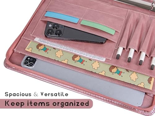 Thumbnail 8 de Leather 3-Ring Planner Binder đź“’