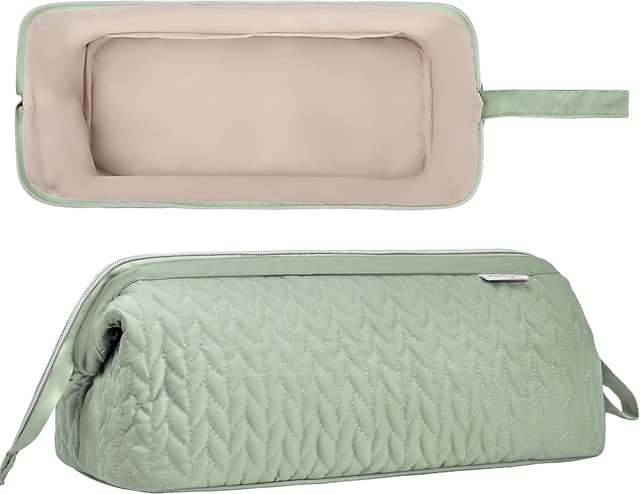 Thumbnail 1 de KarSyon Shark Flex Style Case for Airwrap Hair Dryer Brush, Travel Bag Organizer (Sage Green)